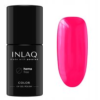 INLAQ Lakier Hybrydowy Tropical Pink 6ml HEMA Free