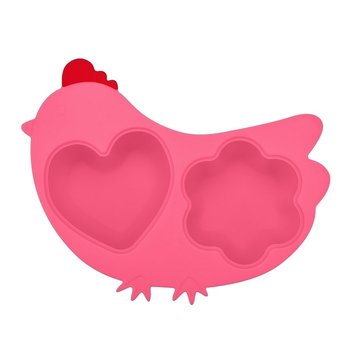 Innobaby, Pojemnik silikonowy, Chicken Pink - Innobaby