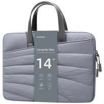 INNOSTYLE DAMSKA TORBA NA LAPTOPA 14 WODOODPORNA CARRYLITE SLIM SZARA Innostyle
