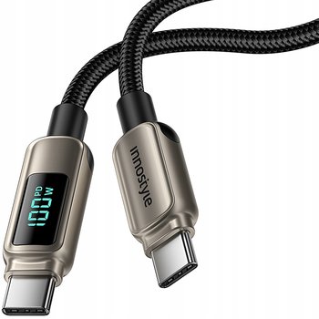 INNOSTYLE KABEL Z WYŚWIETLACZEM USB-C SZYBKIE ŁADOWANIE USB TYP C 100W 1M - inna (Inny)