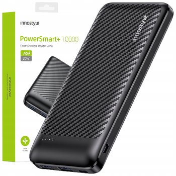 INNOSTYLE POWERSMART+ POWERBANK 10000MAH 3X USB USB-C 20W Z KABLEM USB-C - Innostyle