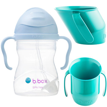Innowacyjny Bidon butelka na wodę Bbox słomka Gelato Bubble kubek Doidy Cup - B.Box