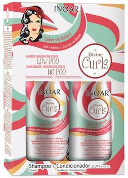 Inoar Curls Divine Duopack, Zestaw kosmetyków do włosów, 2 szt. - INOAR