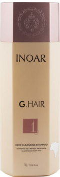 Inoar G.hair, Szampon Głęboko Oczyszczający Przed Keratynowym Prostowaniem Do Włosów Niesfronych I Trudnych, 1000ml - INOAR