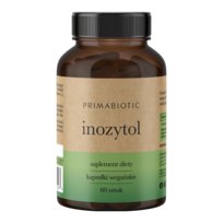 INOZYTOL 750 mg PRIMABIOTIC 60 kaps. Witamina B8 Spokojny Sen Dopamina PRIMABIOTIC