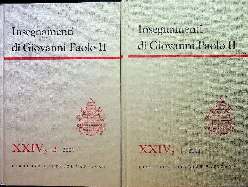 Insegnamenti di Giovanni Paolo II Vol 24 Part 1 and 2 - Opracowanie ...