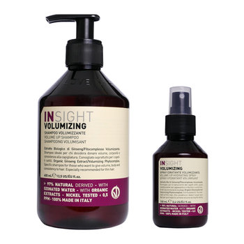 InSight Volumizing szampon 400 ml + Volume Up spray 100 ml na objętość - Insight