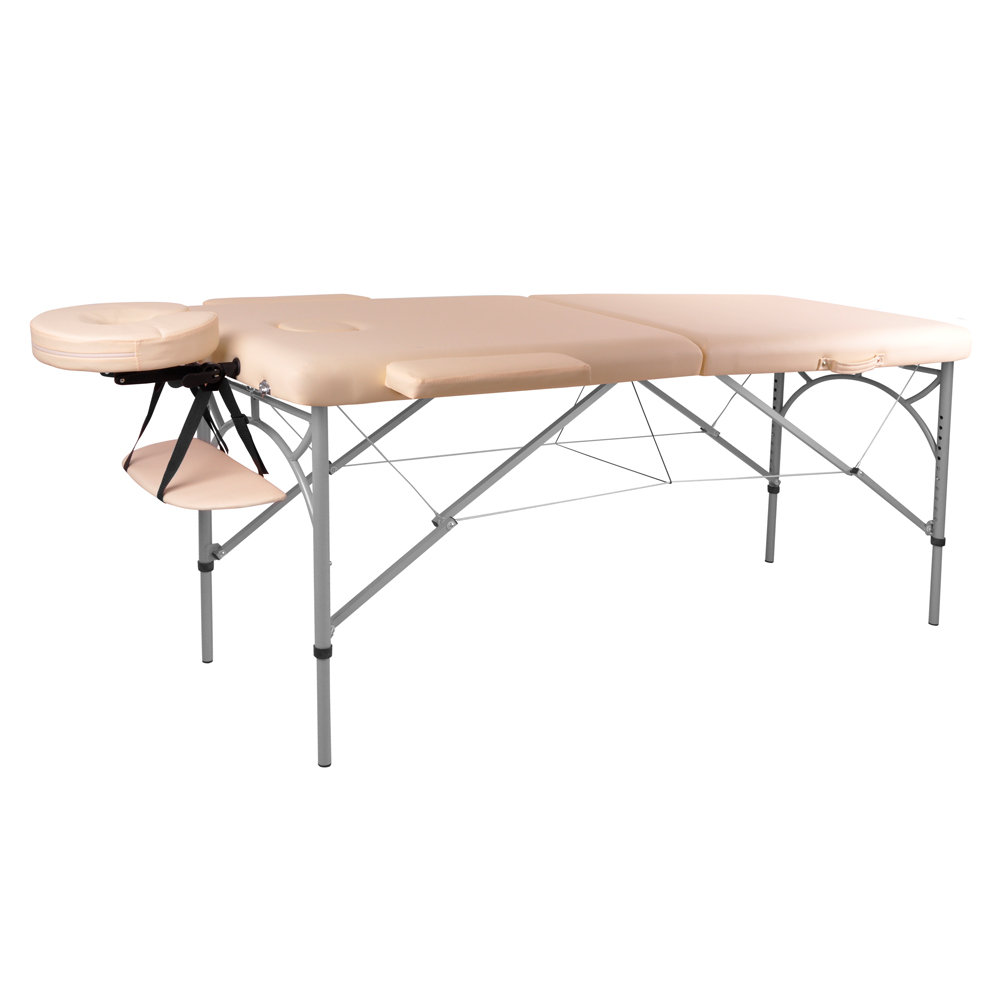Фото - Масажний стіл inSPORTline , Profesjonalny stół do masażu Tamati, kremowy, 216x94 cm 