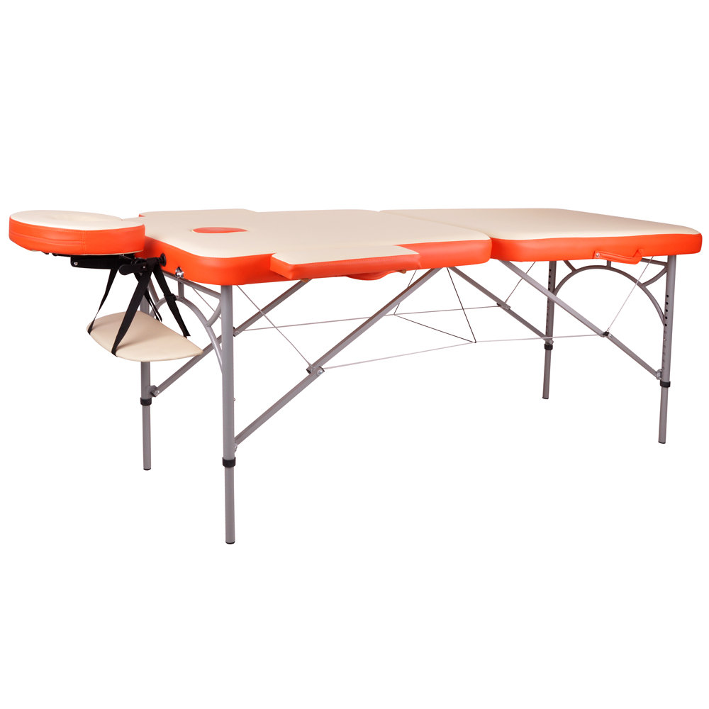 Zdjęcia - Stół do masażu inSPORTline , Profesjonalny  Tamati, pomarańczowy, 216x94 cm 
