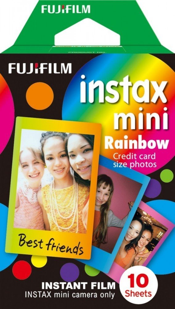Instax-FUJIFILM Instax-FUJIFILM, wkłady do aparatu Instax Mini Rainbow 10/PK