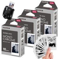 INSTAX MINI 11 8 9 12 WKŁADY MONOCHROME FUJIFILM 30 SZT