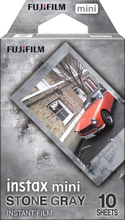 Instax-FUJIFILM INSTAX MINI COLORFILM STONE GRAY WW 1