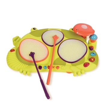 instrument muzyczny dla dzieci, Żaba RIBBIT-TAT-TAT, B.Toys - B.Toys