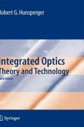 Integrated Optics - Hunsperger Robert G.