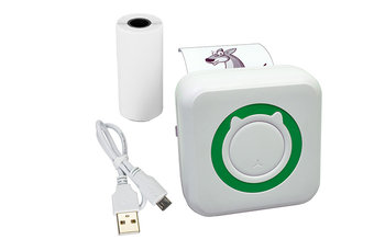 Inteligentna mini drukarka termiczna Fun Print i rolka papieru termicznego - TV Products