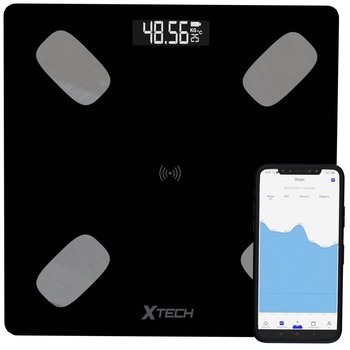 Inteligentna waga łazienkowa XTECH, czarna - Xtech