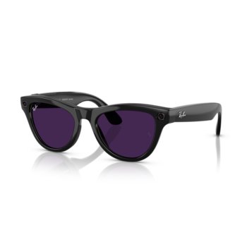 Inteligentne okulary Meta Ray-Ban Skyler Transitions Amethyst Shiny Black - Meta