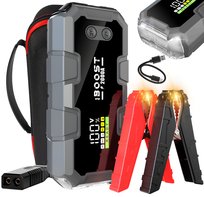 INTELIGENTNE URZĄDZENIE ROZRUCHOWE BOOSTER JUMP STARTER 16000mAh 2000A QC3