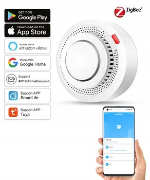 Inteligentny czujnik dymu zigbee tuya smart alarm - BT.25