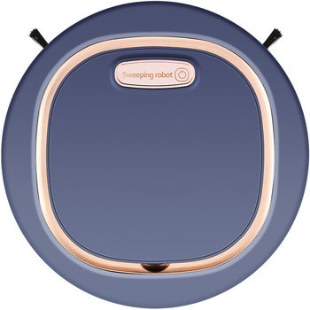 Inteligentny robot odkurzający, automatyczny odkurzacz domowy, ładowanie, ssanie, zamiatanie, urządzenie czyszczące 3 w 1, prezent, niebieski - Inny producent