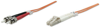 Intellinet 3m LC/ST kabel InfiniBand / światłowodowy Pomarańczowy - Intellinet