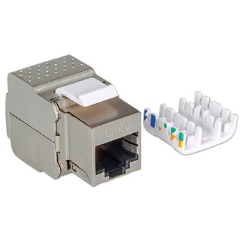 Intellinet Moduł Keystone RJ45 Cat.6, FTP, beznarzędziowy, metalowy - Intellinet