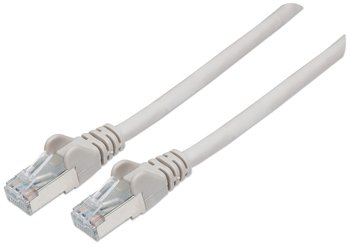 Intellinet Patchcord Cat.6a S/FTP 7.5m 10G LSOH/LSZH Szary 100% Miedzi - Intellinet