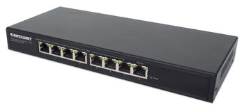 Intellinet Switch Gigabit 8x RJ45 PoE+ 85W, zasilanie przez PoE - Intellinet