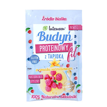 Intenson, budyń proteinowy o smaku waniliowym, 30 g - Intenson