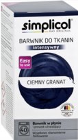 Intensywny barwnik do tkanin SIMPLICOL, ciemnogranatowy Simplicol
