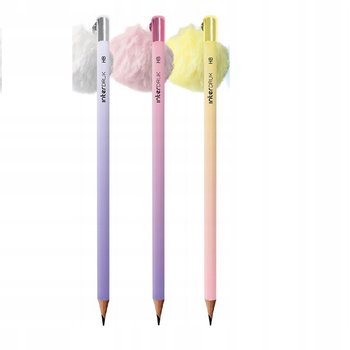 Inter Ołówek Drewniany Z Zawieszką Pompon X 3 - Interdruk