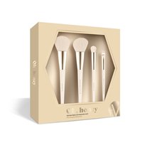 Inter Vion, Oh Honey Makeup Brush, Zestaw Pędzli Do Makijażu, 4szt.