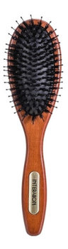 Inter-vion, Szczotka drewniana z naturalnym włosiem i nylonowymi szpilkami - Inter-vion