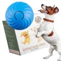 Interaktywna PIŁKA ruchoma dla PSA KOTA na USB, LED, wytrzymała, skacząca piłka niebieska&nbsp;-&nbsp;Inna marka