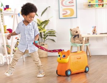 Interaktywna walizka jeździk dla dziecka Gogo Ride-On Lolo Kot B.Toys - B.Toys