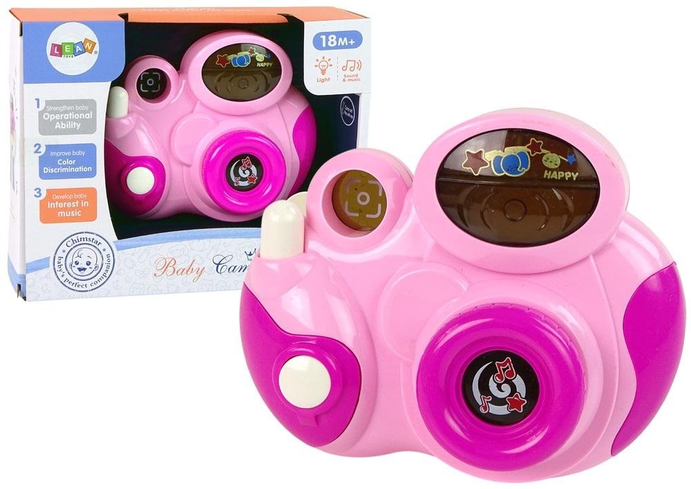 Zdjęcia - Zabawki interaktywne LEAN Toys Interaktywny aparat fotograficzny dla malucha 
