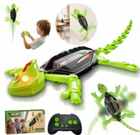 Interaktywny gekon Zdalnie sterowana Jaszczurka robot Efekty Świetlne