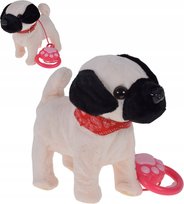 INTERAKTYWNY PIESEK ZE SMYCZĄ CHODZI SZCZEKA ZABAWKI DLA DZIECI PLUSZAK