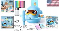 INTERAKTYWNY RYSUNEK ROBOT DLA DZIECI EDUKACYJNY ZESTAW + MARKERÓW 1800 MAH Inna marka