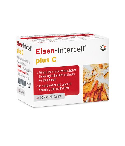 Empik INTERCELL PHARMA Żelazo z Witaminą C (90 kaps.)