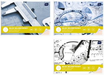 Interdruk, Blok z papieru milimetrowego, A4 20 - Interdruk