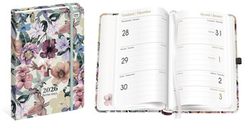 Interdruk, Kalendarz książk.B6 192 Mat+UV Flowers - Interdruk