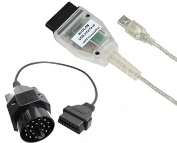 INTERFEJS BMW INPA K+DCAN + ADAPTER 20pin OBD ISTA E60 E46 E90 E91 E36 E92 - Inny producent