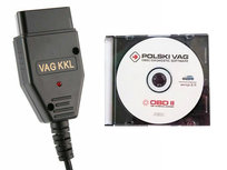 INTERFEJS KKL VAG + PROGRAM POLSKI VAG 2.5 VW AUDI SKODA SEAT FTDI Versus
