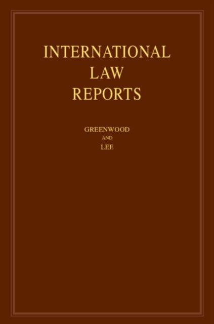 International Law Reports: Volume 201 - Opracowanie Zbiorowe | Książka ...