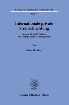 Internationale private Streitschlichtung.