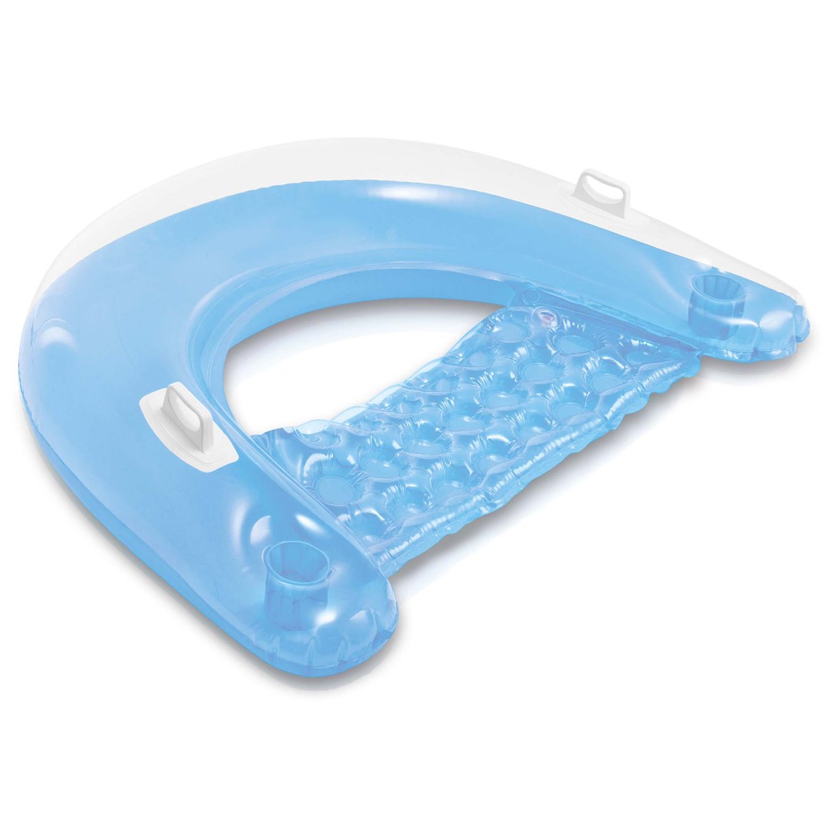 Фото - Іграшка для купання Intex , dmuchany fotel do pływania z uchwytami i Cup, 152x99 cm, niebieski 