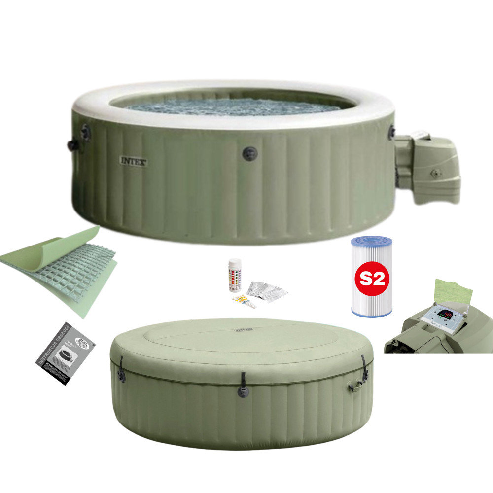 Intex, ogrodowe SPA, basen z hydromasażem, 6-osobowe, 216 x 71 cmØ165 cm