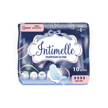 Intimelle, Ultra Feel Dry Night, Podpaski, 10 szt. - Intimelle