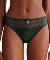 INTIMISSIMI figi majtki butelkowa zieleń Be Your Own Muse koronka L / 40 Intimissimi